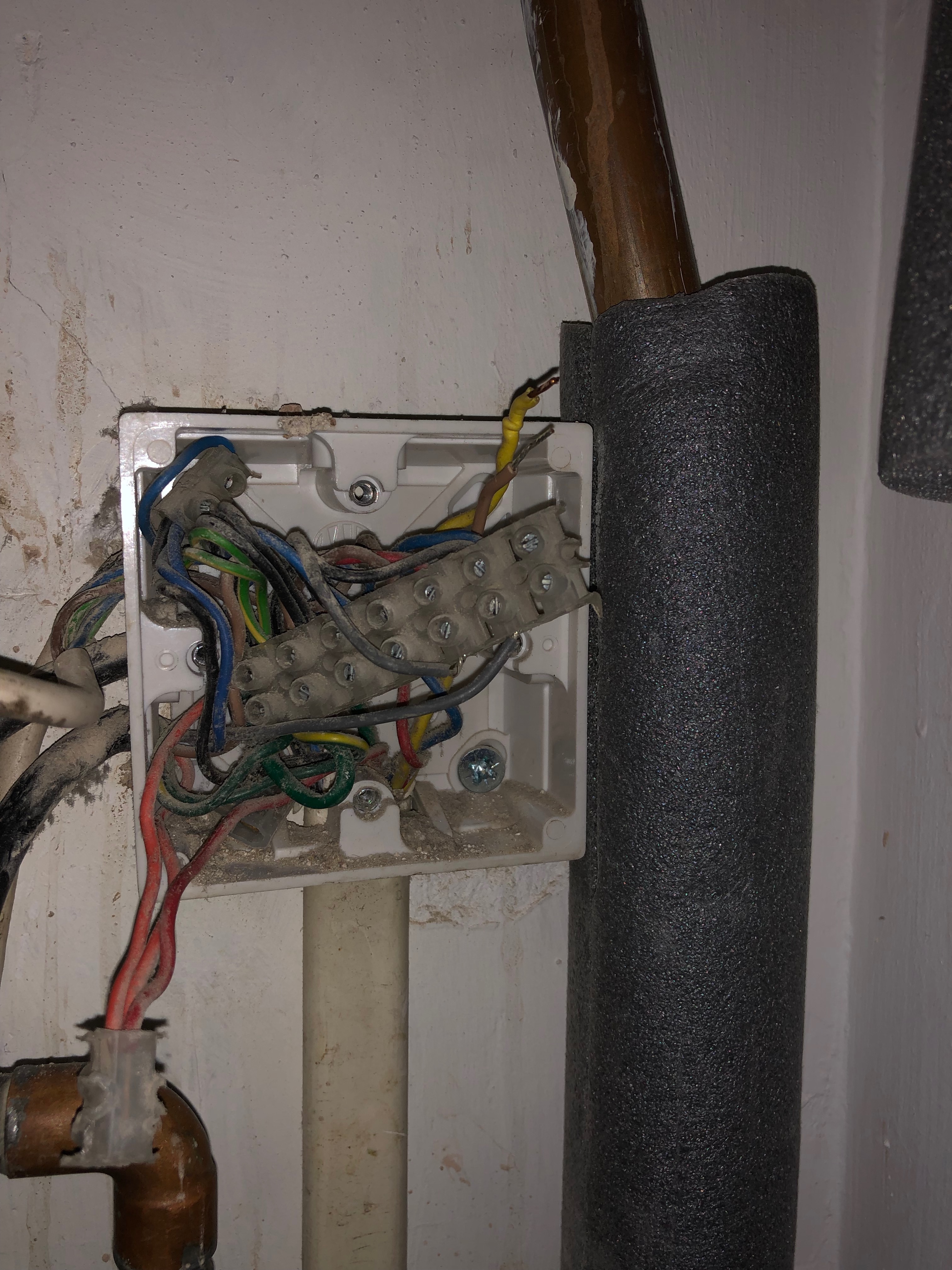 central heating wiring